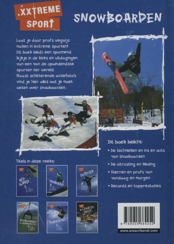 Achterkant van Snowboarden