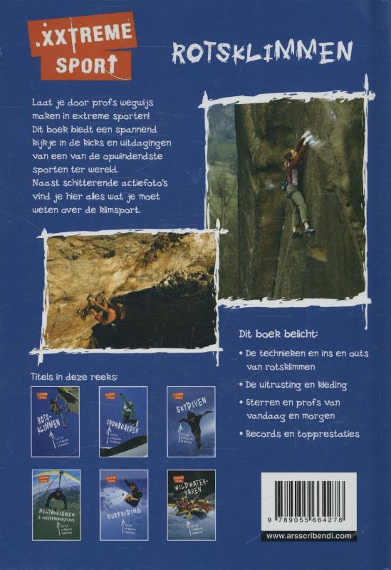 Achterkant van Rotsklimmen