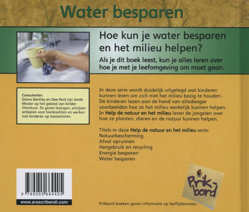 Achterkant van Water besparen