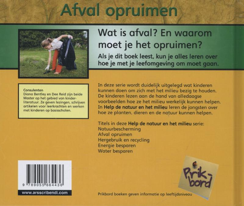 Achterkant van Afval opruimen