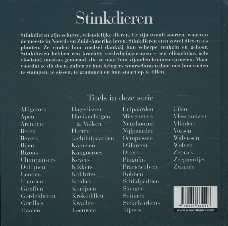 Achterkant van Stinkdieren