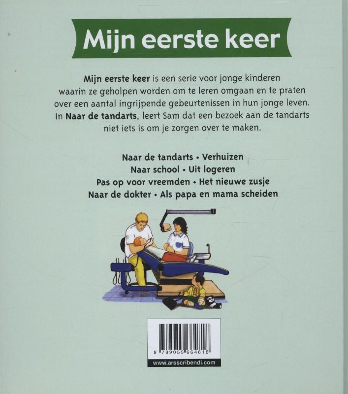 Achterkant van Naar de tandarts