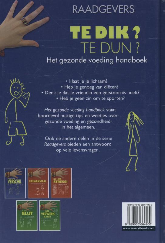 Achterkant van Te dik? Te dun?