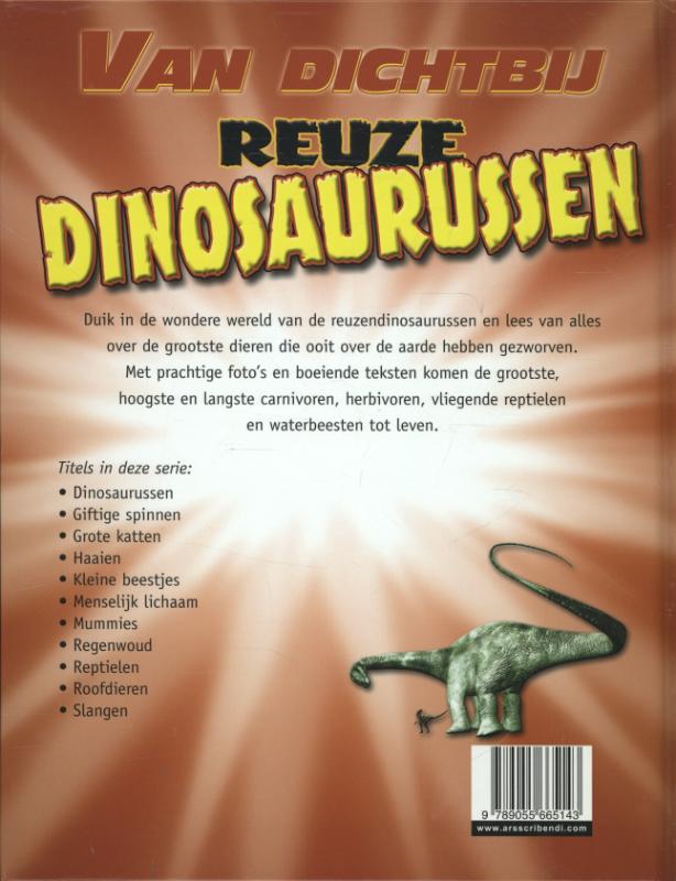 Achterkant van Reuze dinosaurussen