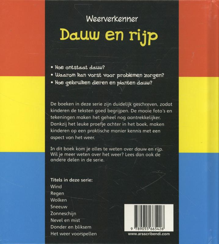 Achterkant van Dauw en rijp