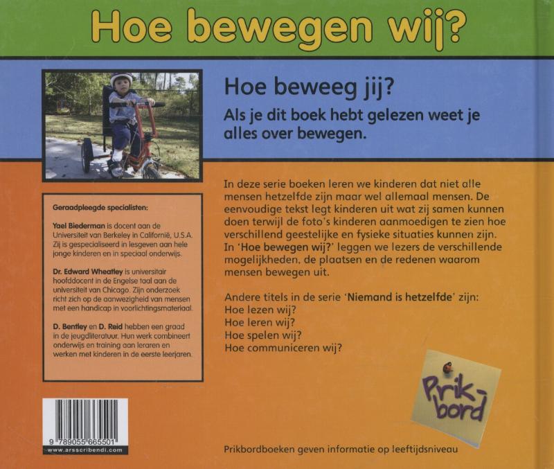 Achterkant van Hoe bewegen wij?