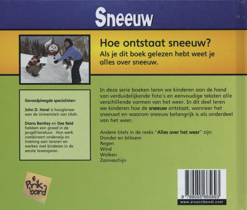 Achterkant van Sneeuw