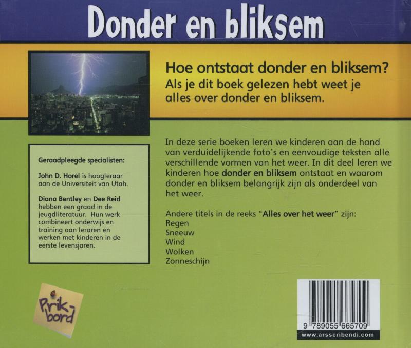 Achterkant van Donder en bliksem
