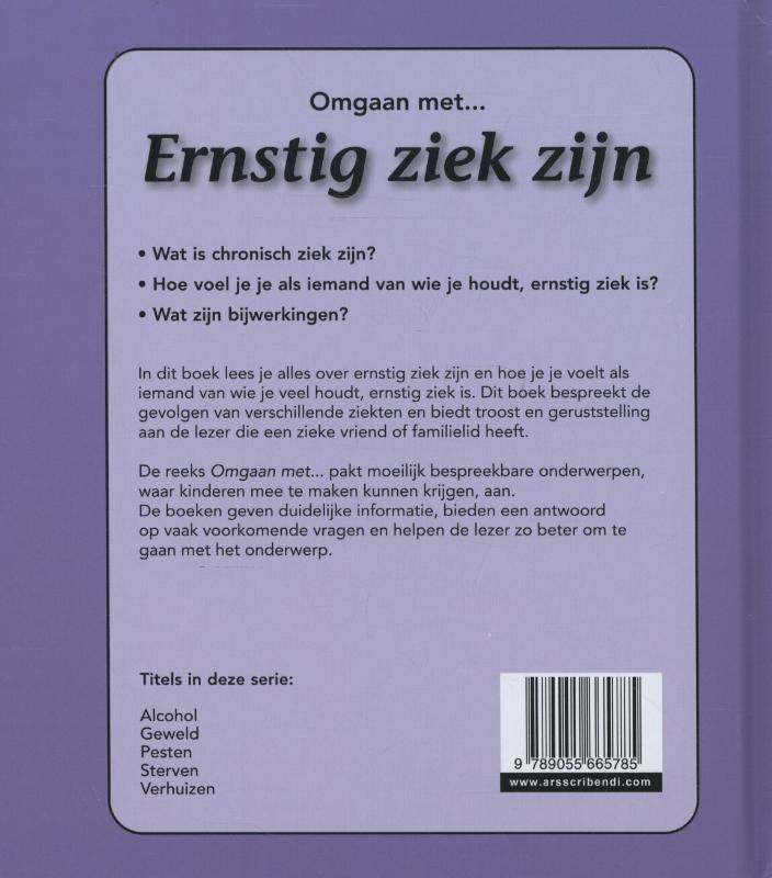 Achterkant van Ernstig ziek zijn