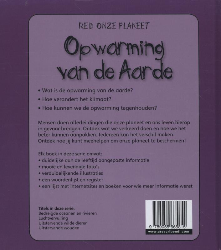 Achterkant van Opwarming van de aarde