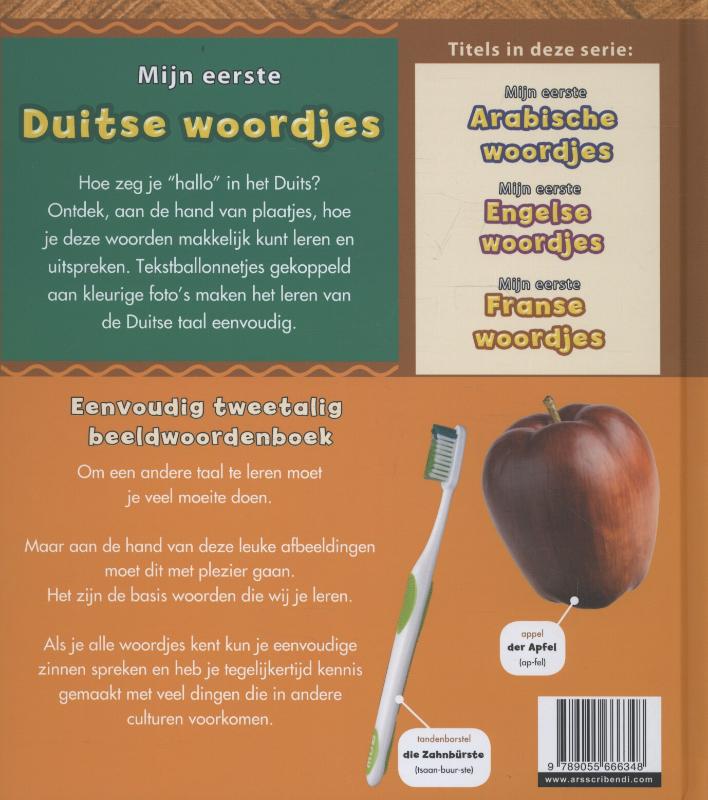 Achterkant van Mijn eerste Duitse woordjes