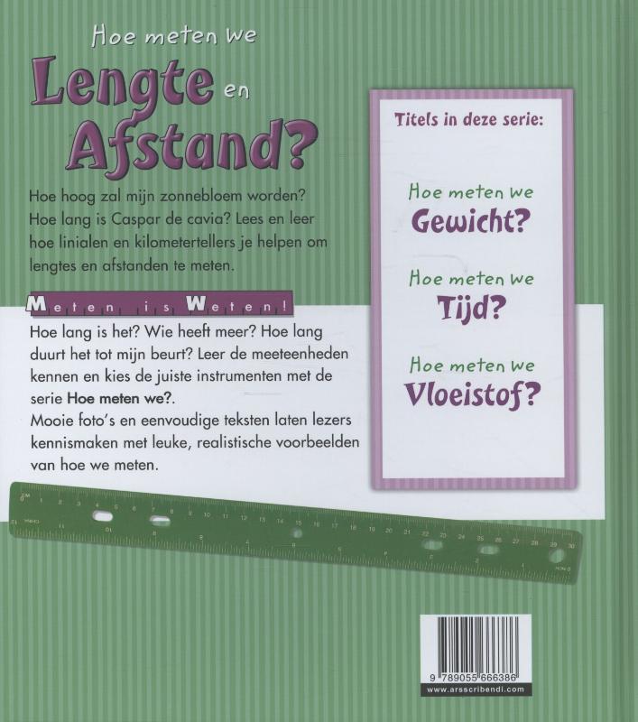 Achterkant van Lengte en afstand