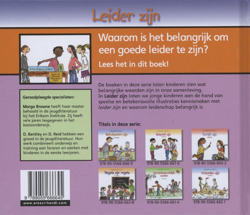 Achterkant van Leider zijn
