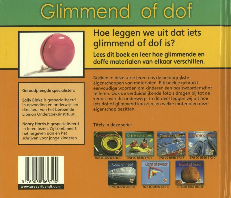 Achterkant van Glimmend of dof