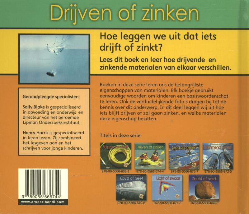Achterkant van Drijven of zinken
