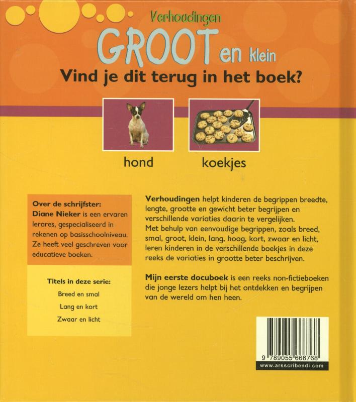 Achterkant van Groot en klein