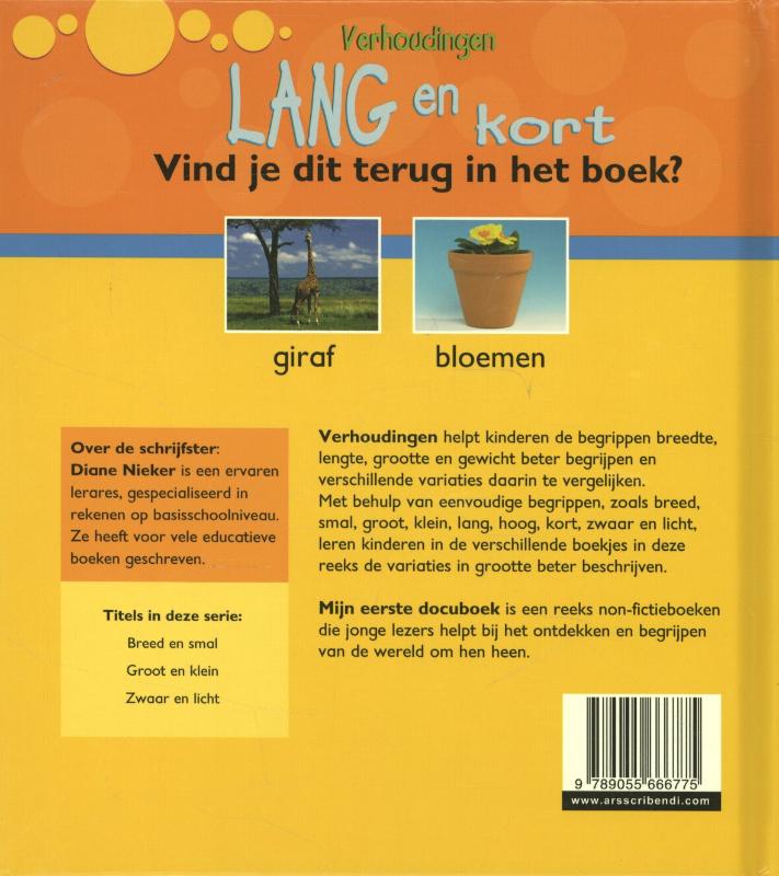 Achterkant van Lang en kort