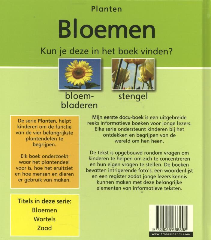 Achterkant van Bloemen