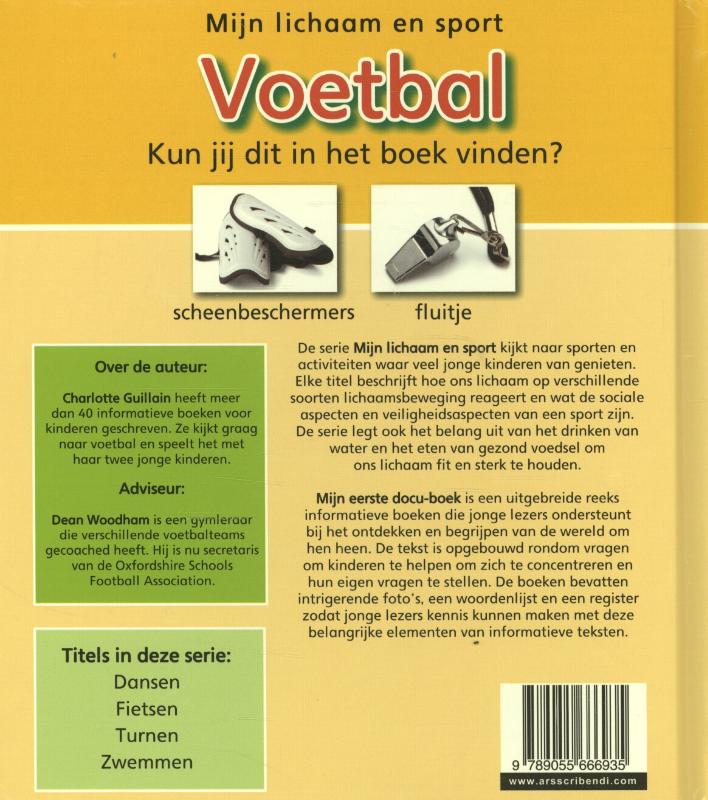 Achterkant van Voetbal