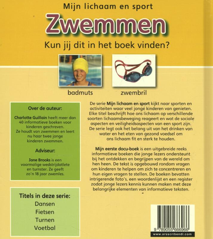 Achterkant van Zwemmen