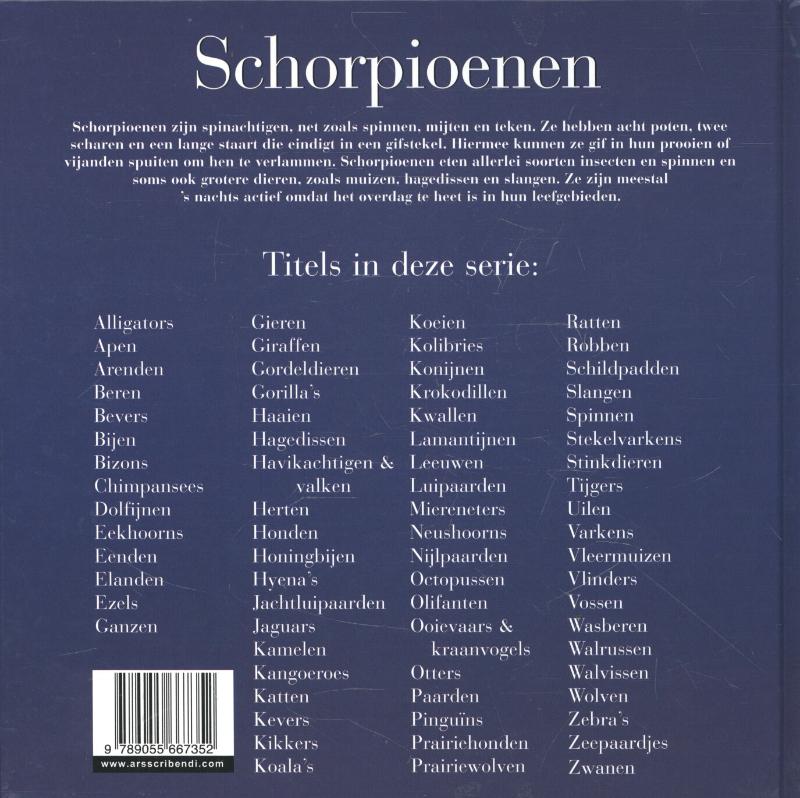 Achterkant van Schorpioenen