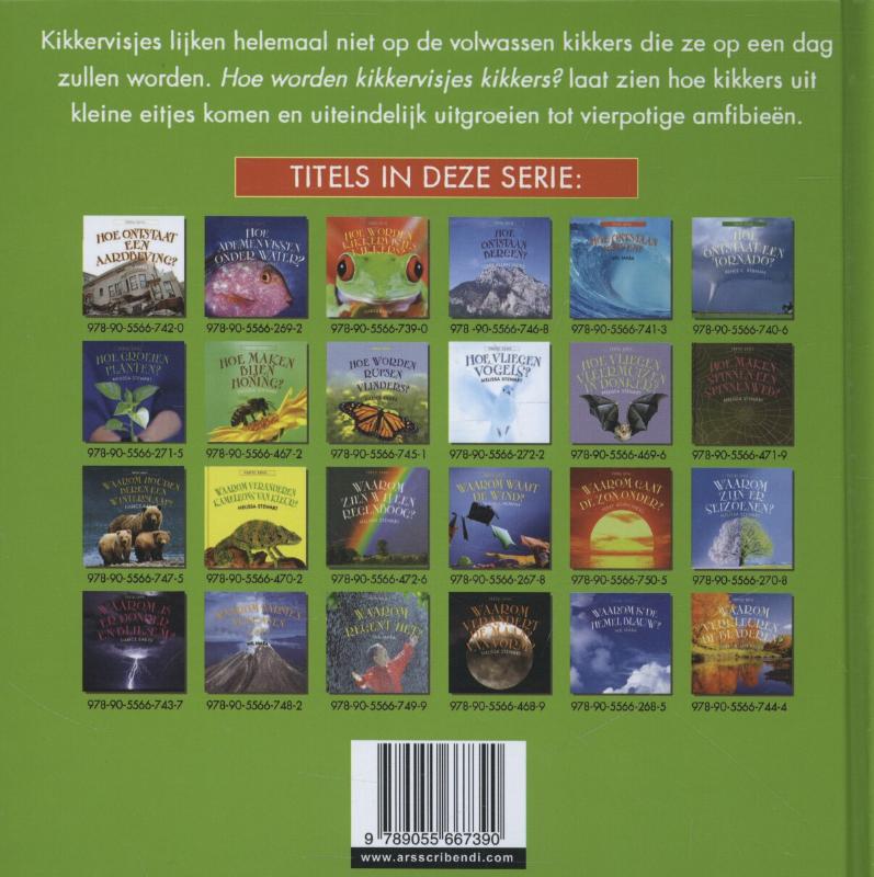 Achterkant van Hoe worden kikkervisjes kikkers?