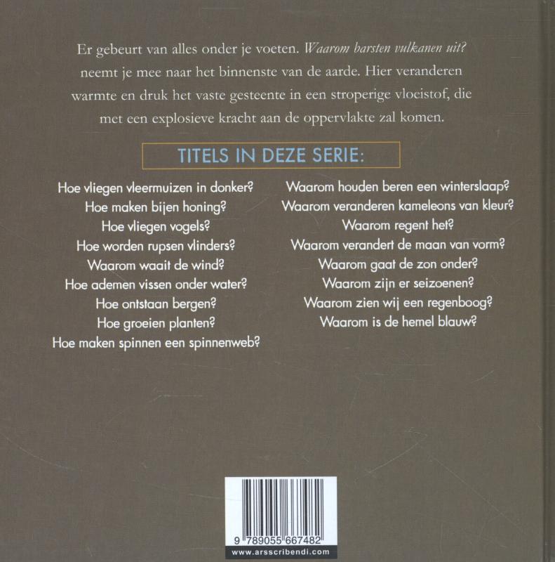 Achterkant van Waarom barsten vulkanen uit?