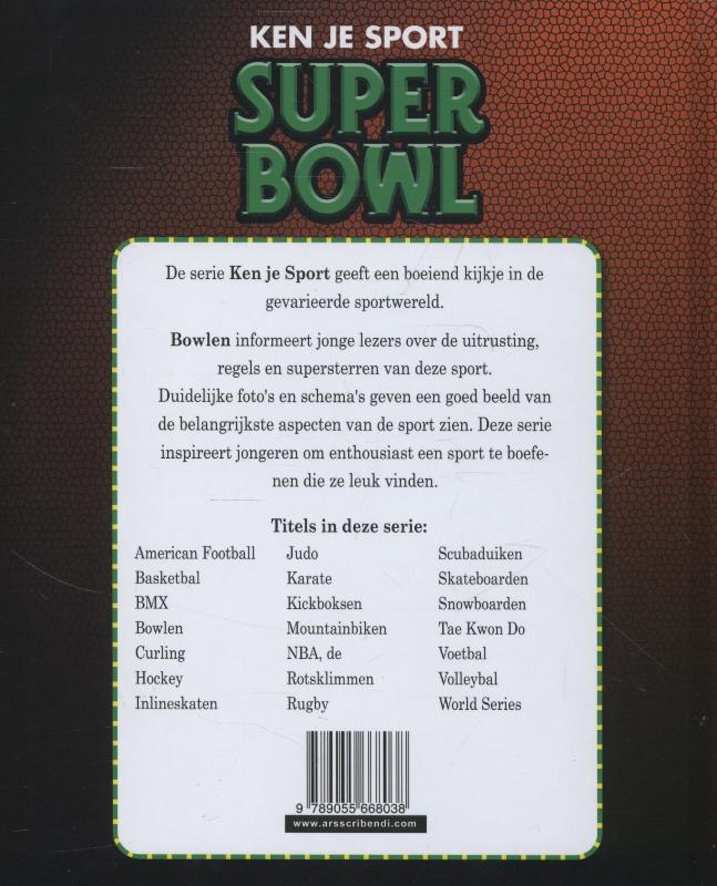 Achterkant van Super bowl