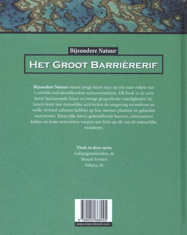 Achterkant van Het groot barriererif