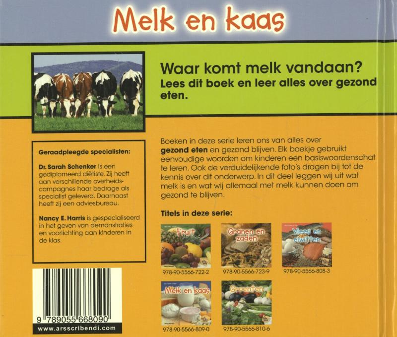 Achterkant van Melk en kaas