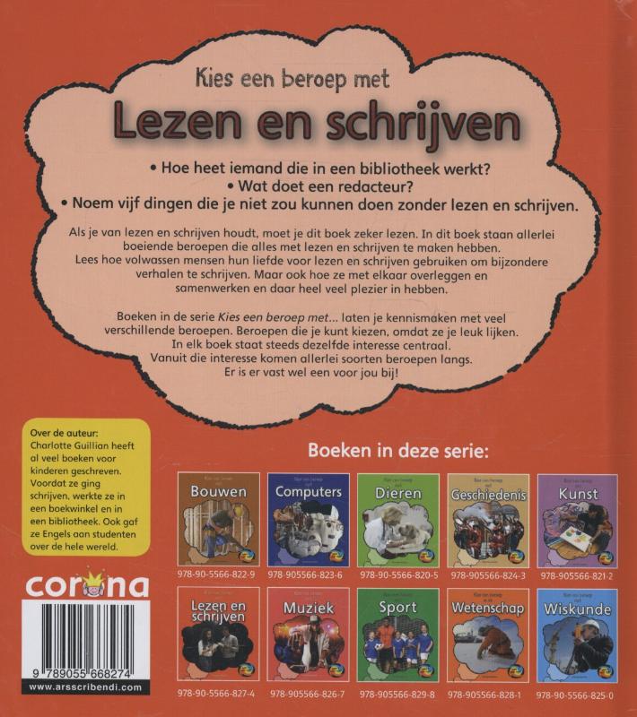 Achterkant van Lezen en schrijven