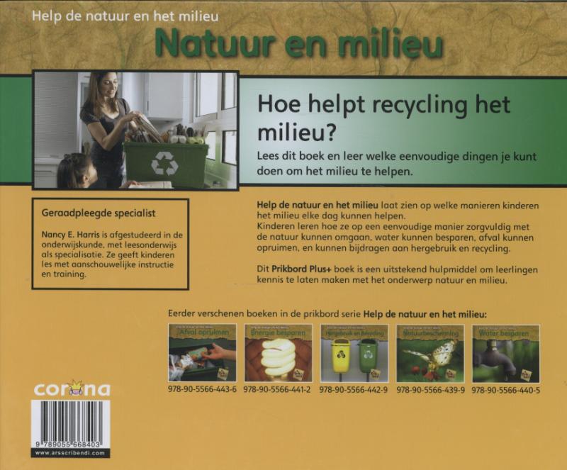Achterkant van Natuur en milieu