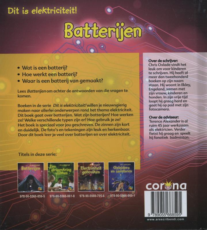 Achterkant van Batterijen