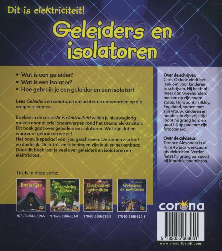Achterkant van Geleiders en isolatoren