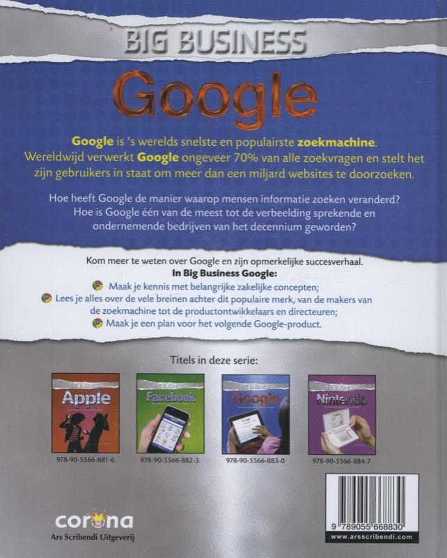 Achterkant van Google