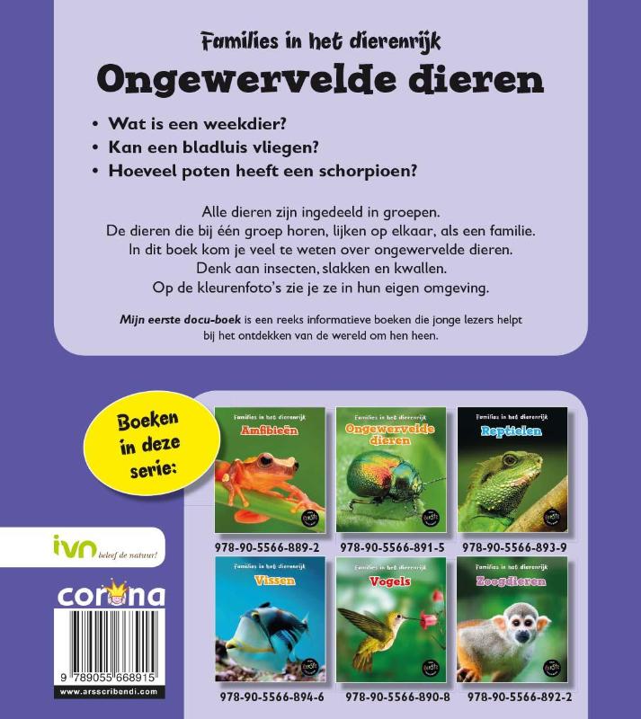 Achterkant van Ongewervelde dieren