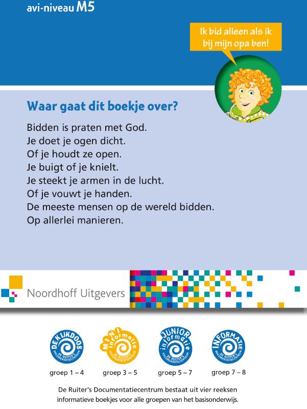 Achterkant van Bidden