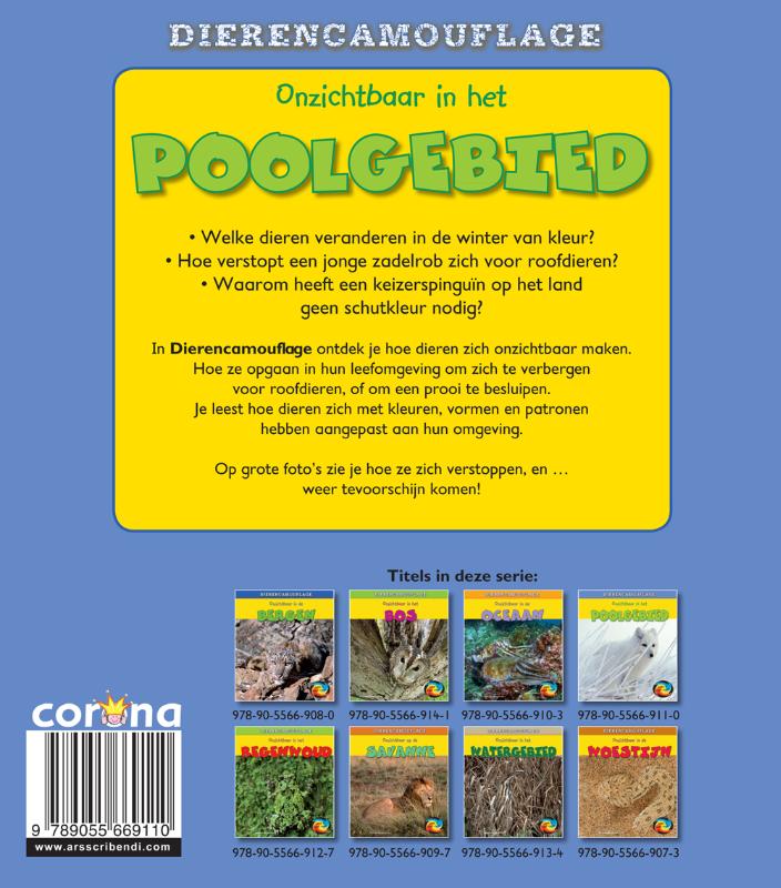 Achterkant van Onzichtbaar in het poolgebied