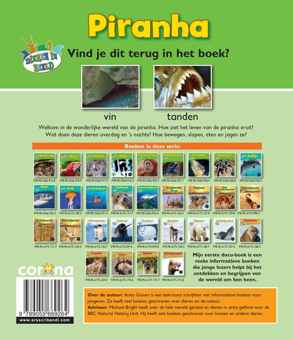 Achterkant van Piranha