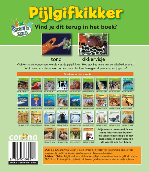 Achterkant van Pijlgifkikker