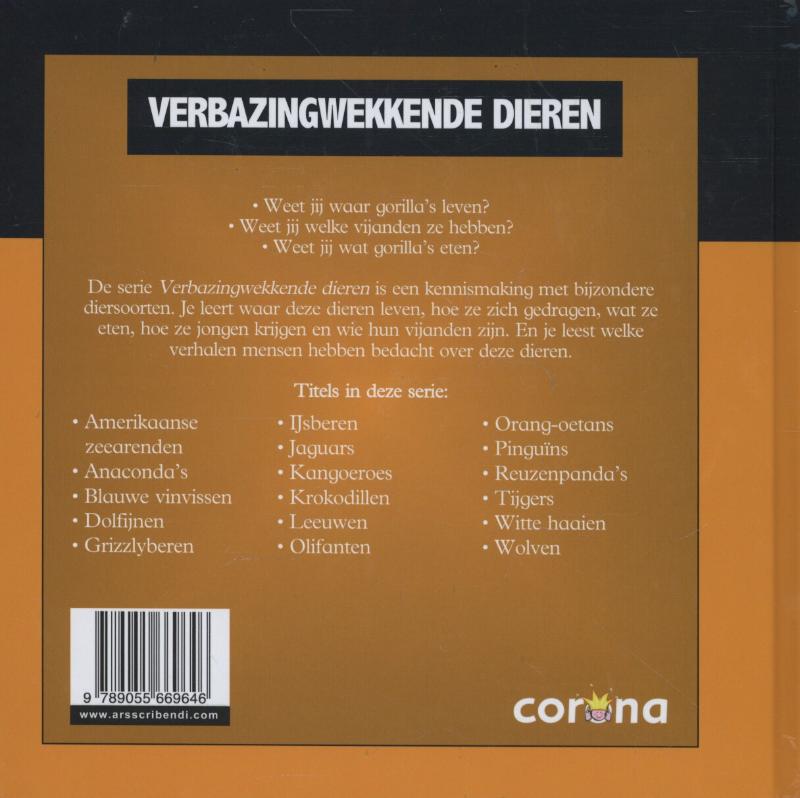 Achterkant van Gorilla's