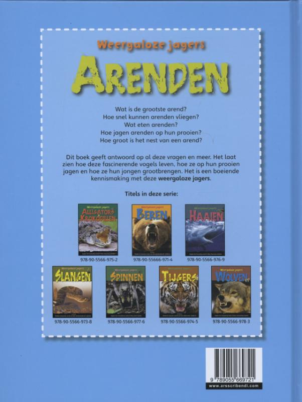 Achterkant van Arenden