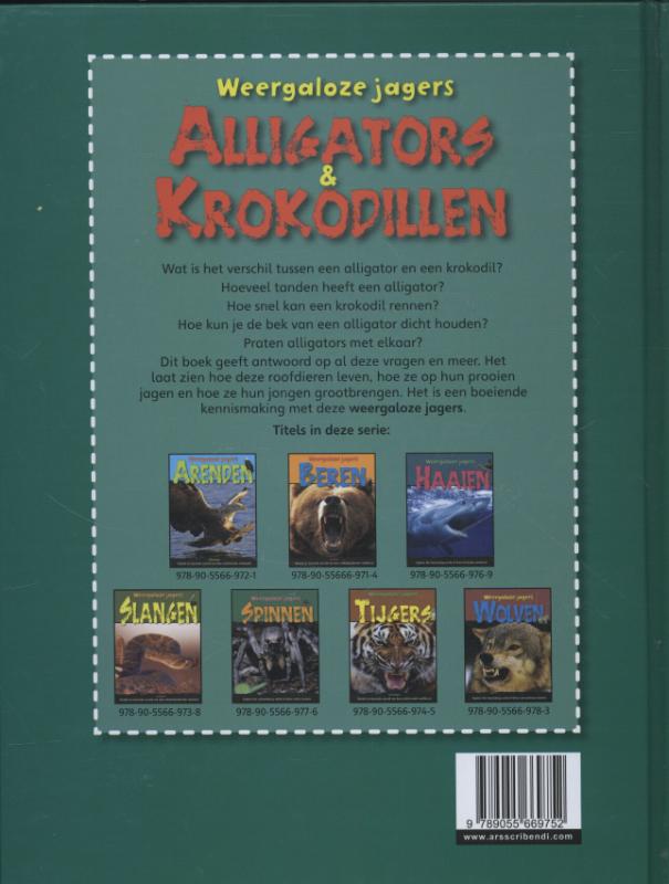 Achterkant van Alligators & krokodillen