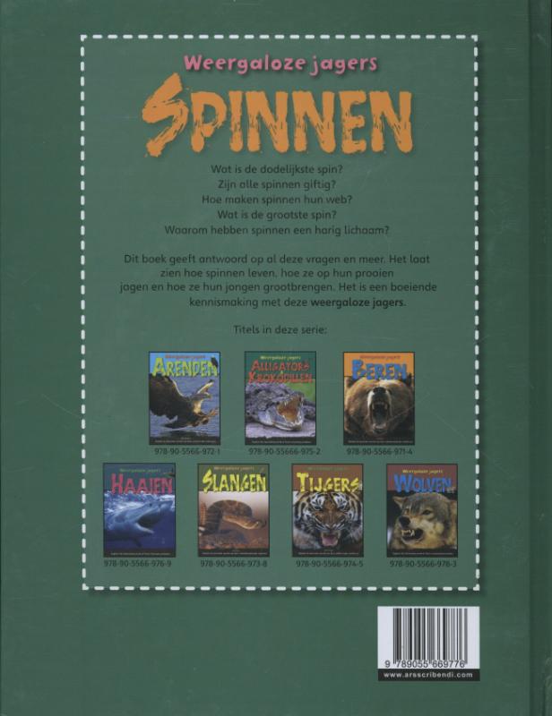 Achterkant van Spinnen