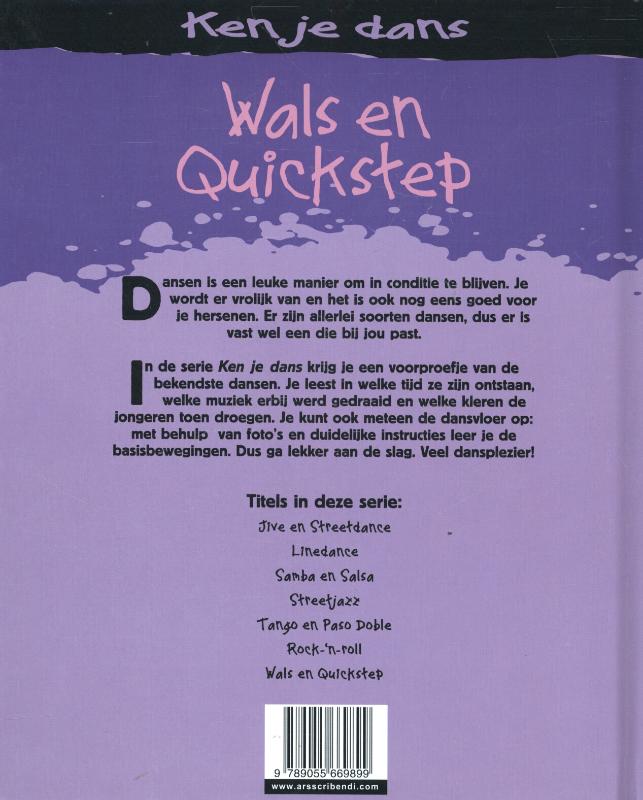 Achterkant van Wals en quickstep