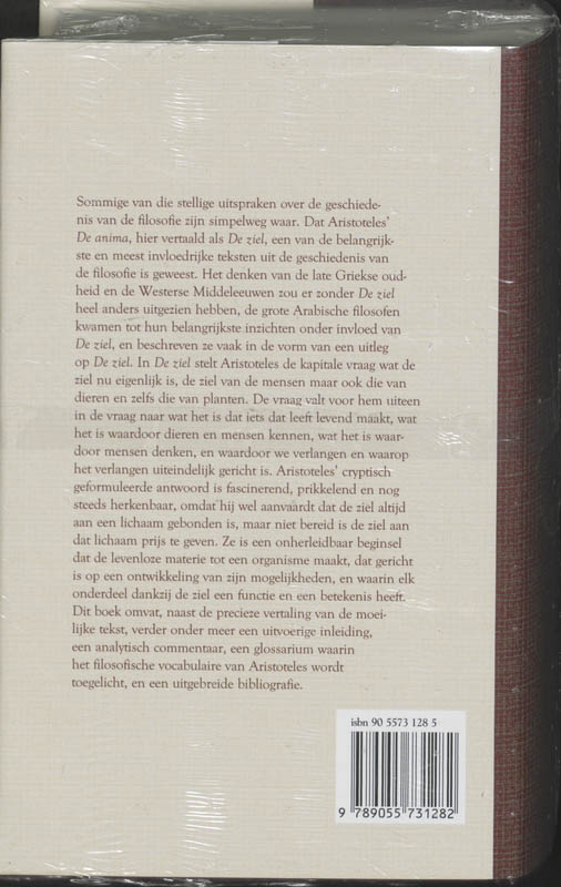 Achterkant van De ziel
