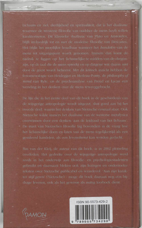 Achterkant van De levenskunst van het lichaam