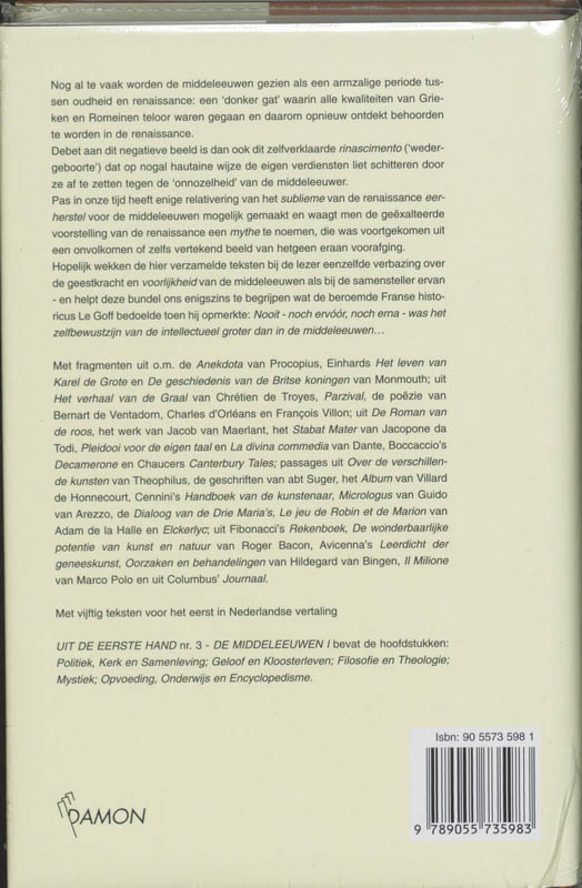Achterkant van II