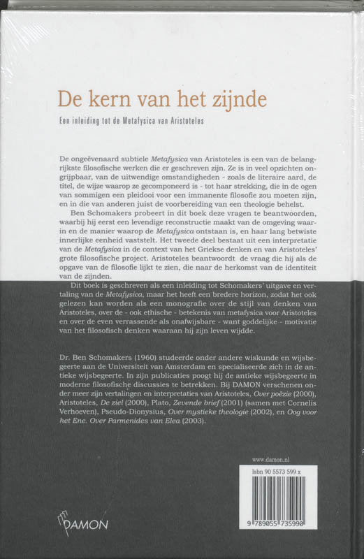 Achterkant van De kern van het zijnde