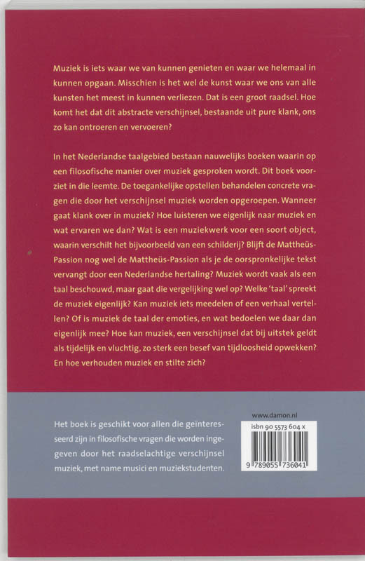 Achterkant van Welke taal spreekt de muziek